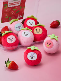 BT21 Strawberry Party Stress Ball Plush