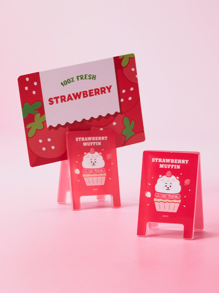 BT21 Strawberry Party Random Acrylic Clips (8 Types)