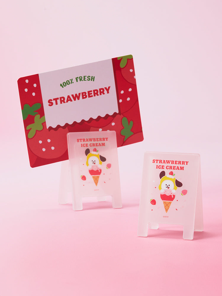 BT21 Strawberry Party Random Acrylic Clips (8 Types)