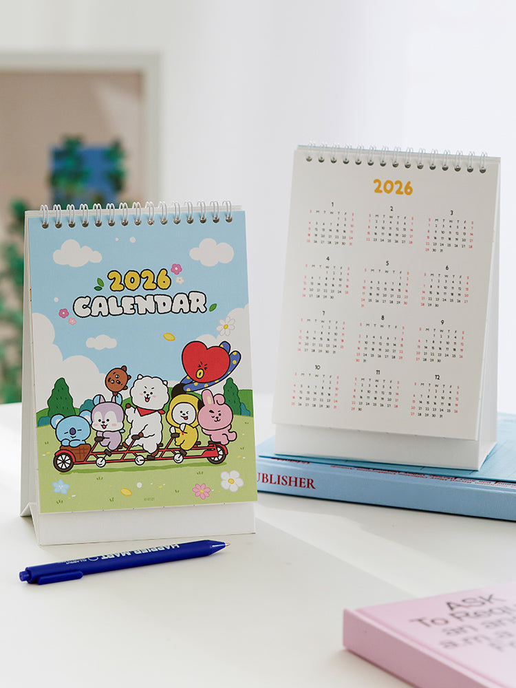 BT21 2026 Desk Calendar