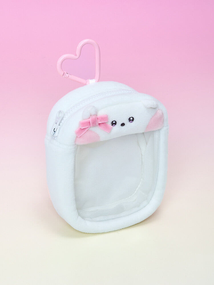 BT21 minini Ribboned U Clear Window Bag Charm Pouch