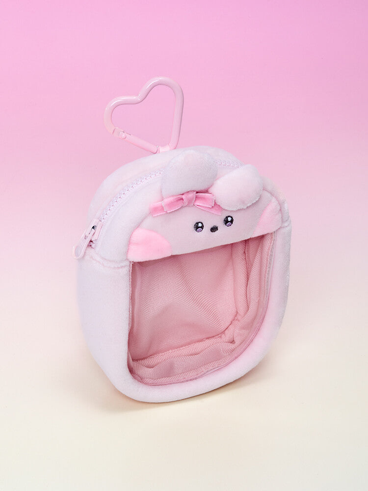 BT21 minini Ribboned U Clear Window Bag Charm Pouch