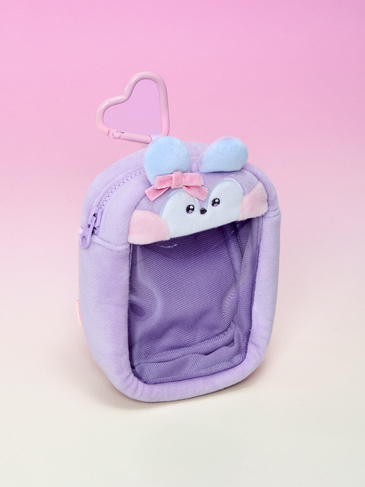 BT21 minini Ribboned U Clear Window Bag Charm Pouch