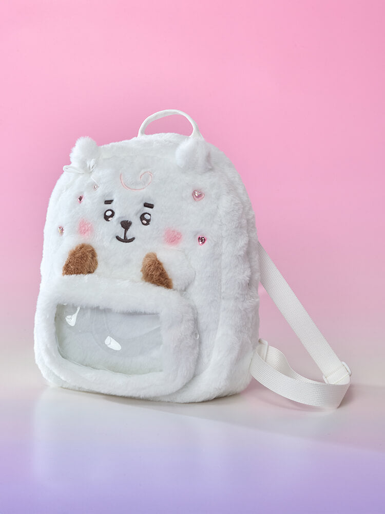 BT21 BABY Ribboned U Clear Pocket Plush Backpack – LINE FRIENDS_US