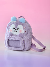 BT21 BABY Ribboned U Clear Pocket Plush Backpack