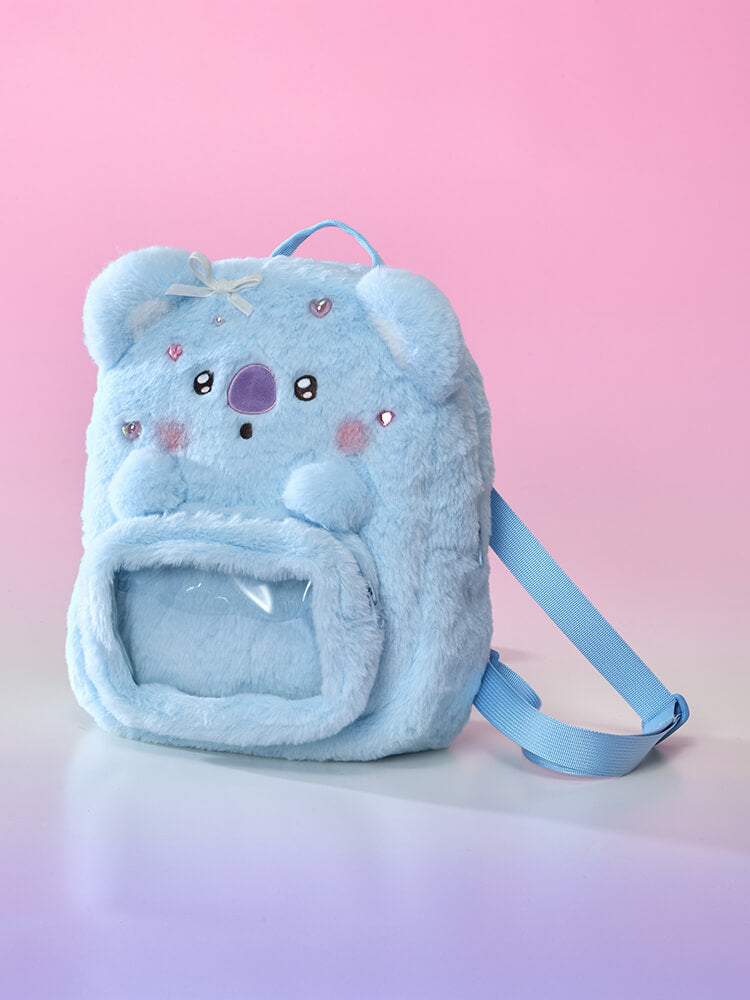 BT21 BABY Ribboned U Clear Pocket Plush Backpack – LINE FRIENDS_US
