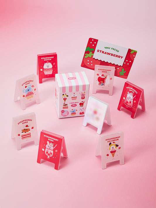 BT21 Strawberry Party Random Acrylic Clips (8 Types)