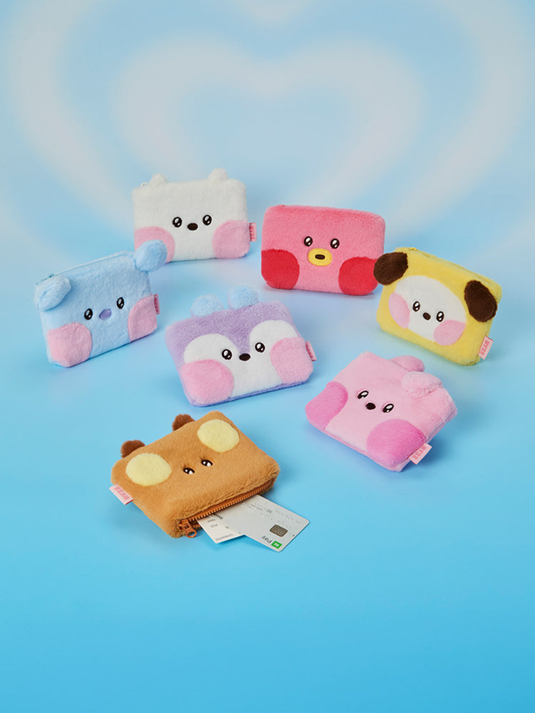 BT21 minini HUG ME Fur Pouch