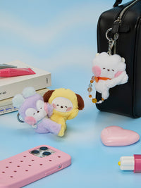 BT21 mini minini HUG ME Magnet Plush Keyring