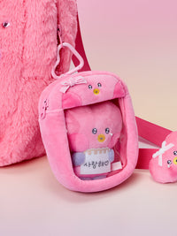 BT21 minini Ribboned U Clear Window Bag Charm Pouch