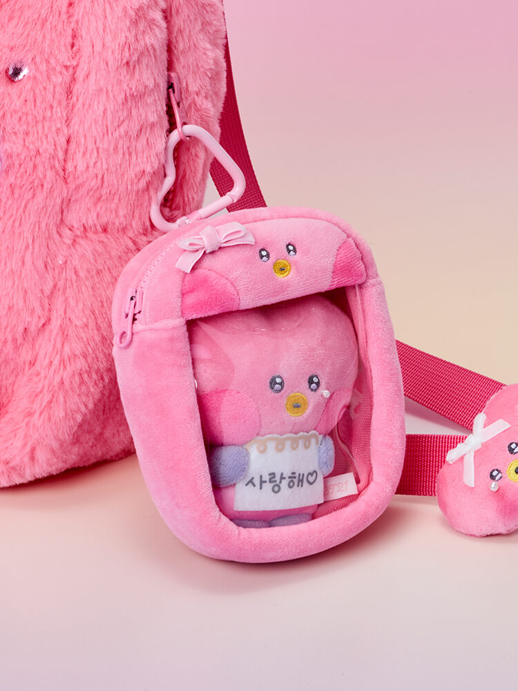BT21 minini Ribboned U Clear Window Bag Charm Pouch