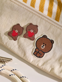 LINE FRIENDS 15th Anniversary Pin Badge