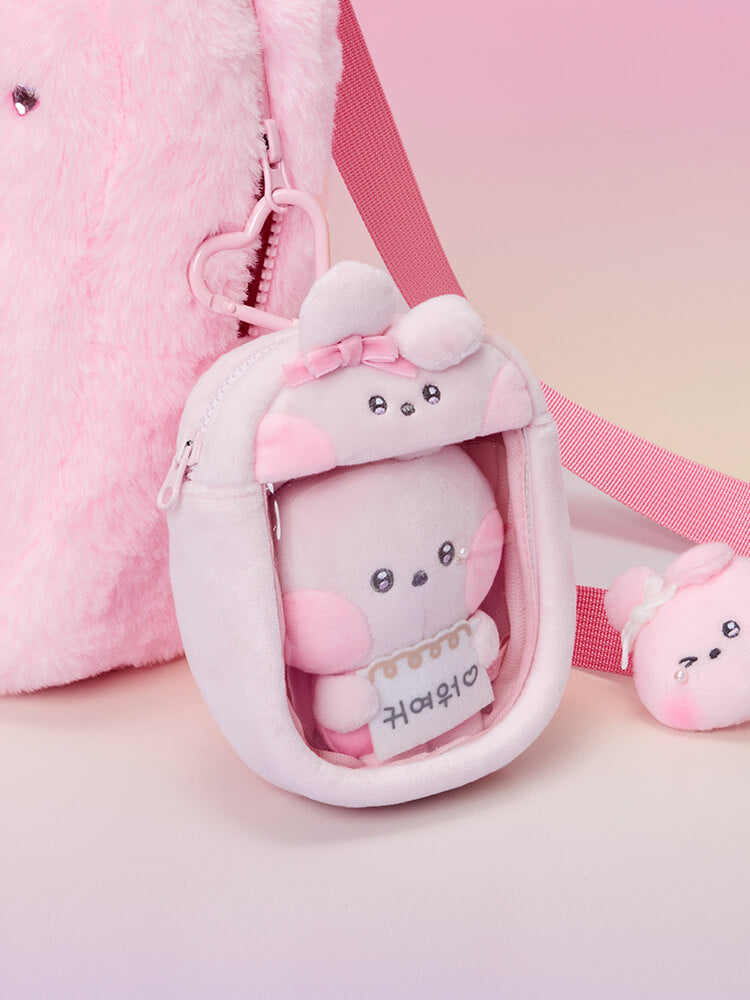 BT21 minini Ribboned U Clear Window Bag Charm Pouch
