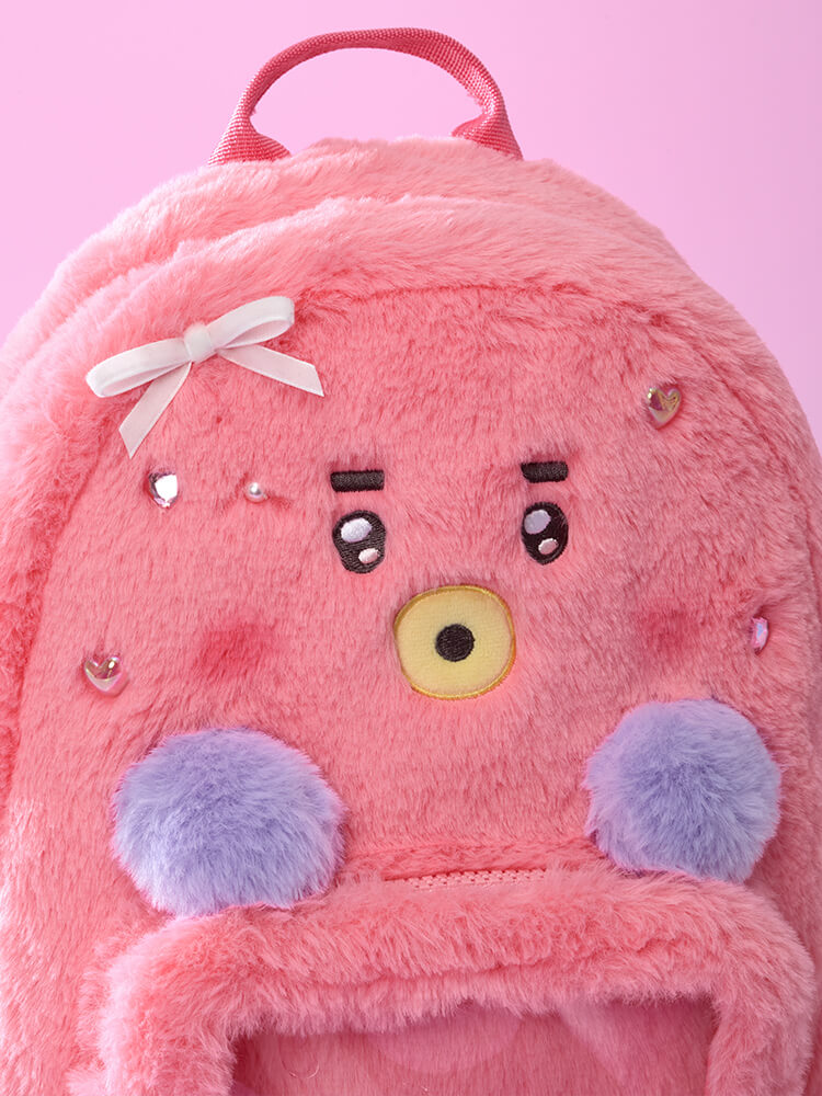 BT21 BABY Ribboned U Clear Pocket Plush Backpack – LINE FRIENDS_US