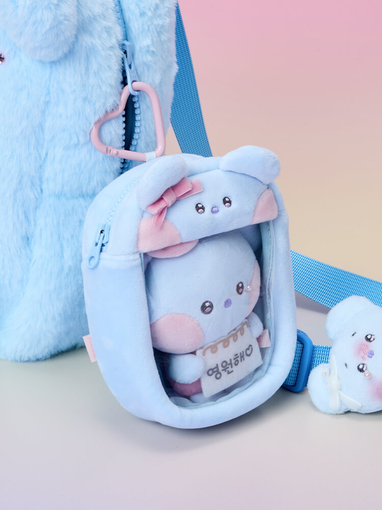 BT21 minini Ribboned U Clear Window Bag Charm Pouch