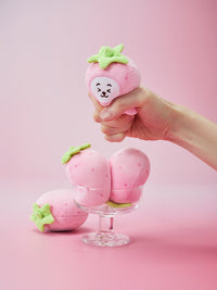 BT21 Strawberry Party Stress Ball Plush