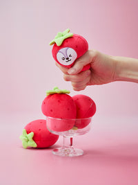 BT21 Strawberry Party Stress Ball Plush