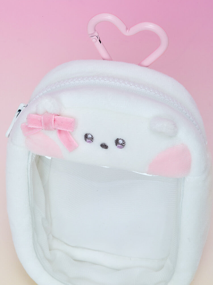 BT21 minini Ribboned U Clear Window Bag Charm Pouch