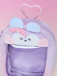 BT21 minini Ribboned U Clear Window Bag Charm Pouch