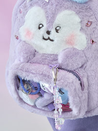 BT21 BABY Ribboned U Clear Pocket Plush Backpack