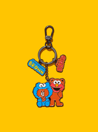 SESAME STREET X LINE FRIENDS  Metal Keyring