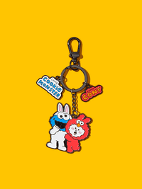 SESAME STREET X LINE FRIENDS  Metal Keyring