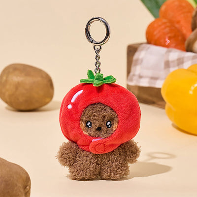 LINE FRIENDS minini Farm Plush Keyring