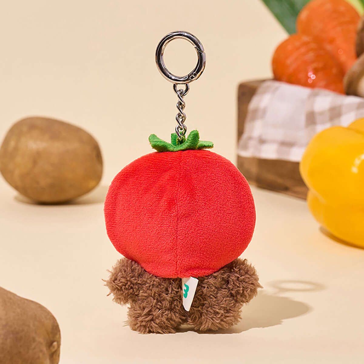 LINE FRIENDS minini Farm Plush Keyring
