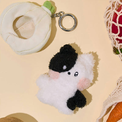 LINE FRIENDS minini Farm Plush Keyring