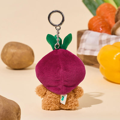 LINE FRIENDS minini Farm Plush Keyring