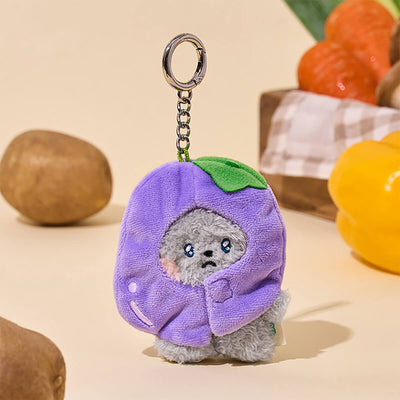 LINE FRIENDS minini Farm Plush Keyring