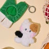 LINE FRIENDS minini Farm Plush Keyring