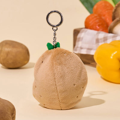 LINE FRIENDS minini Farm Plush Keyring