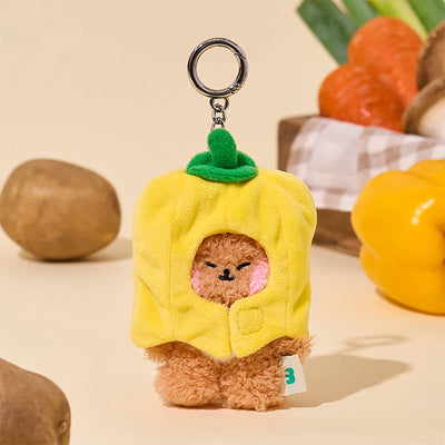 LINE FRIENDS minini Farm Plush Keyring