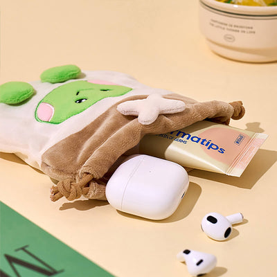 LINE FRIENDS mini Farm String Pouch