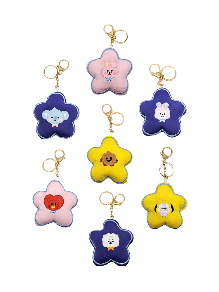 BT21 Flower Keyring