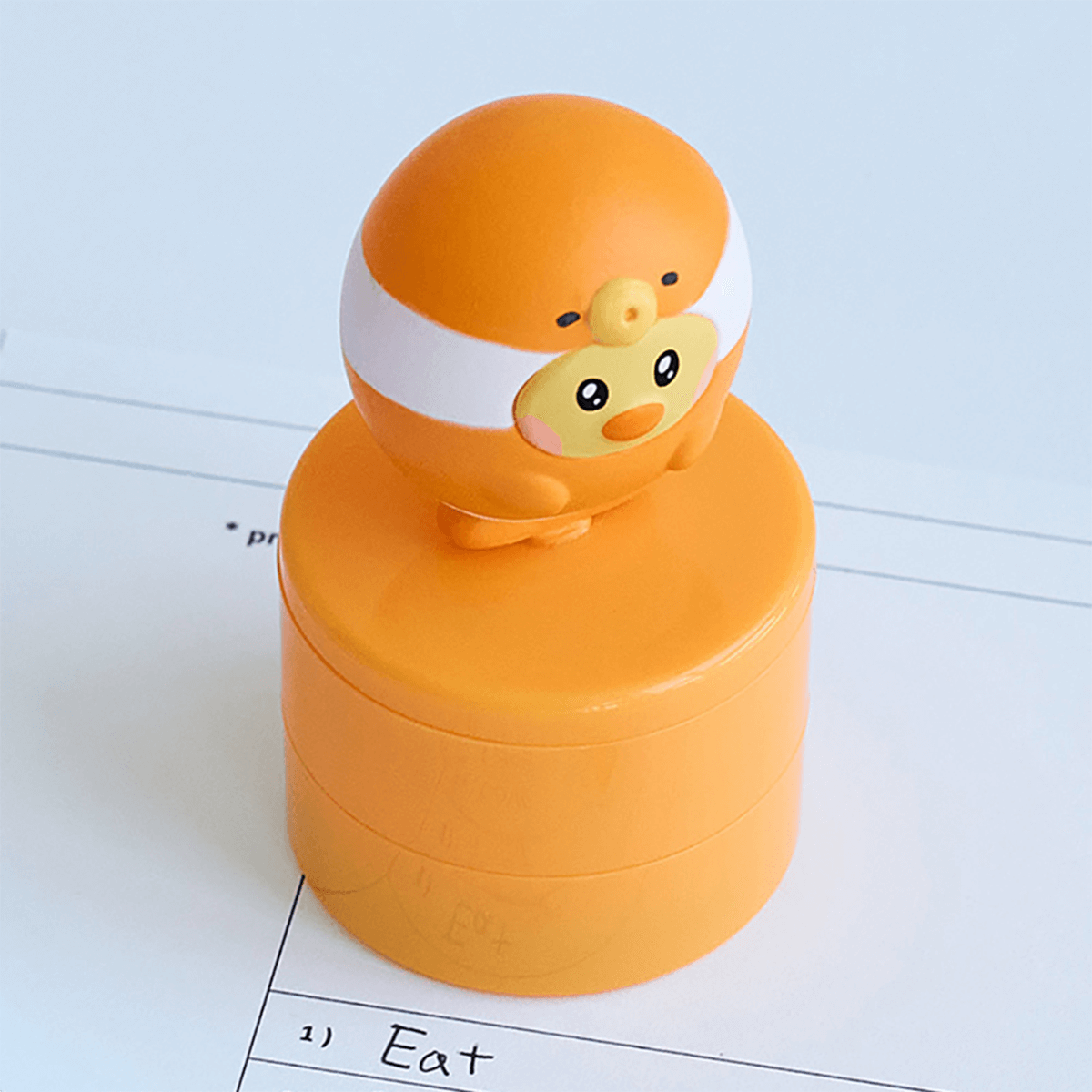 LINE FRIENDS minini selini Under The Pool Figurine Stamp