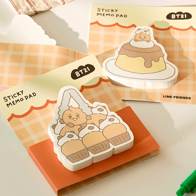 BT21 Bakery Sticky Memo Pad