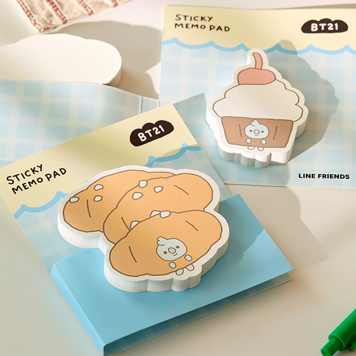 BT21 Bakery Sticky Memo Pad