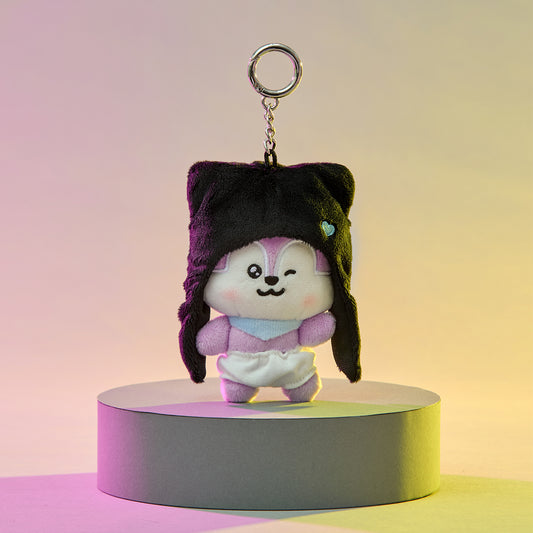 BT21 MANG BORN TO DANCE - BABY PLUSH KEYRING with LONG HAT