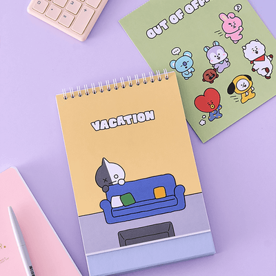 BT21 2025 Desk Calendar