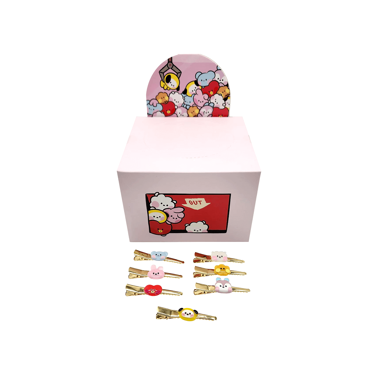 BT21 Hair Clip Blind Box