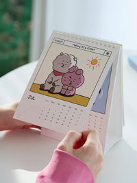 BT21 2026 Desk Calendar