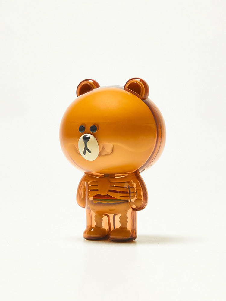 LINE FRIENDS BROWN Funny Anatomy Figure