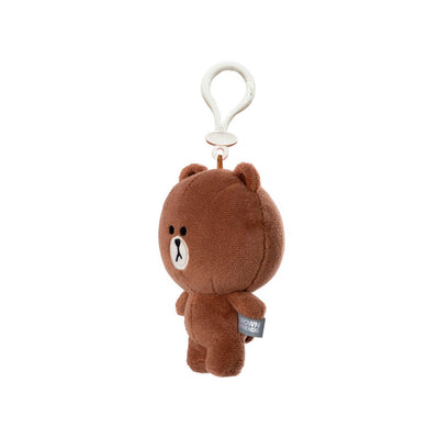 LINE FRIENDS BROWN Basic Mascot Keychain