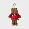 LINE FRIENDS BROWN Soulmate Keyring (Hoodie)