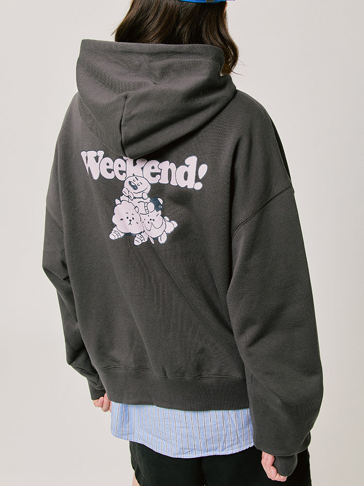 BT21 Basic Unit Zip Up Hoodie