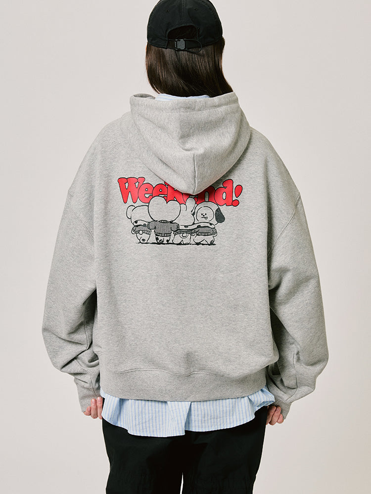 BT21 Basic Unit Zip Up Hoodie