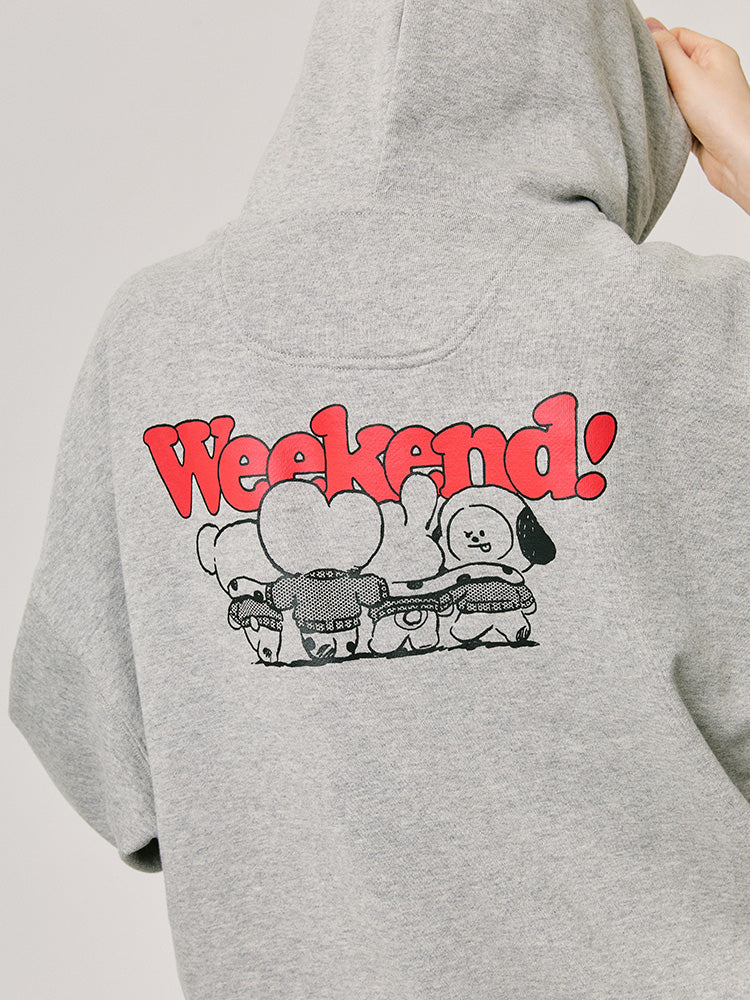 BT21 Basic Unit Zip Up Hoodie