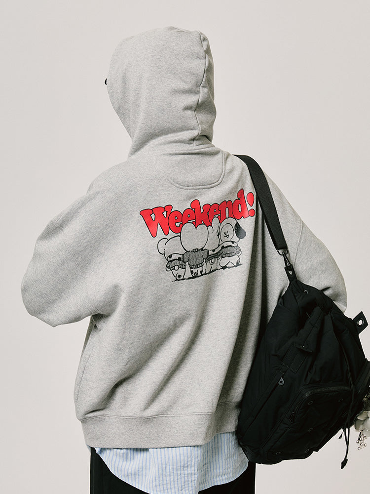 BT21 Basic Unit Zip Up Hoodie